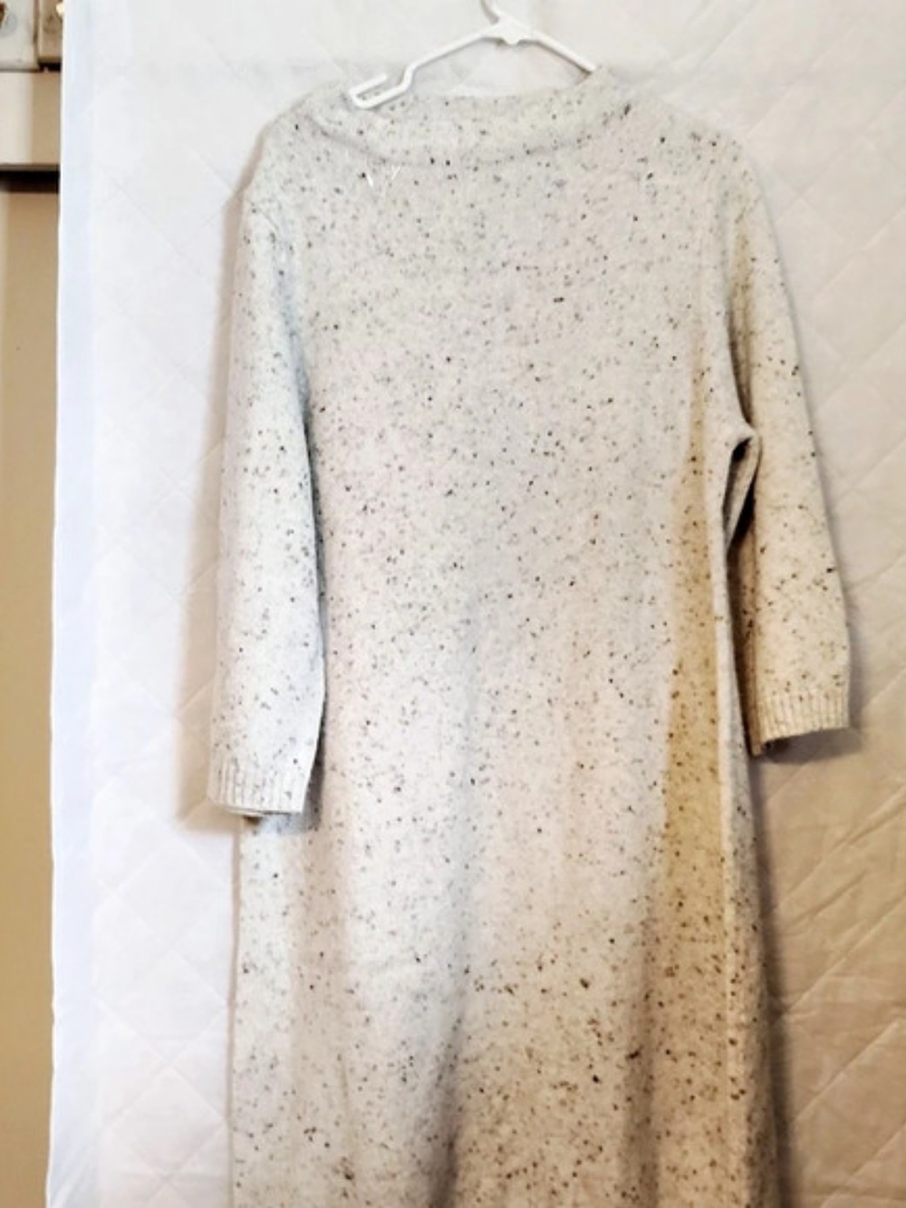 Studio One Cream Knit Maxi Dress Size XL